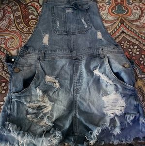Denim shortall rue 21